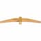 Ekena Millwork Bellingham Rough Sawn Timber Gable Bracket, Western Red Cedar, 60"W x 10"H x 4"D x 4"F, 4/12 Pitch GBW060X10X0404BEL00RWR - alternate 4